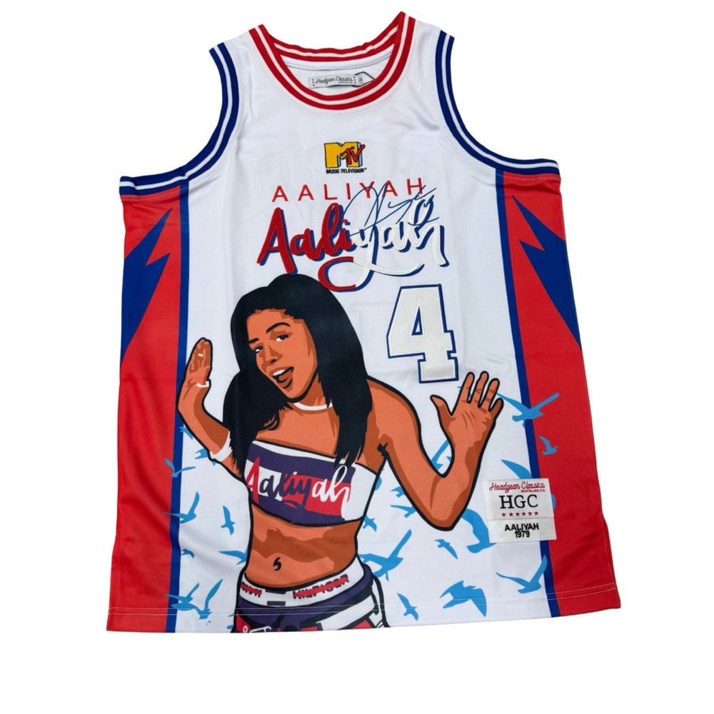 Aaliyah Jersey Tank Top Men’s Streetwear – Hip Hop Style Unisex Size M to XXL